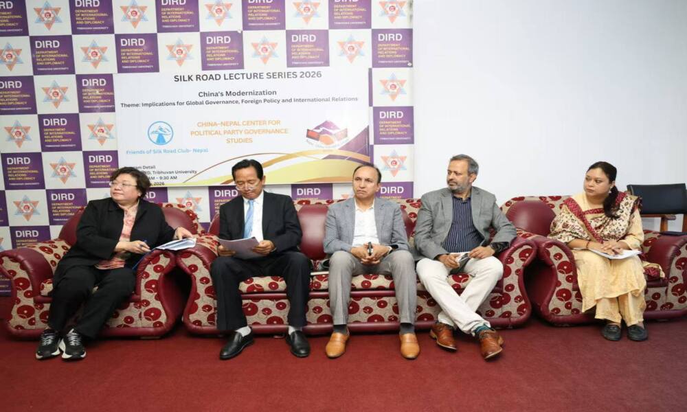 2026: Silk Road Lecture Series on China’s Modernization Held at DIRD, Tribhuvan University photo 3