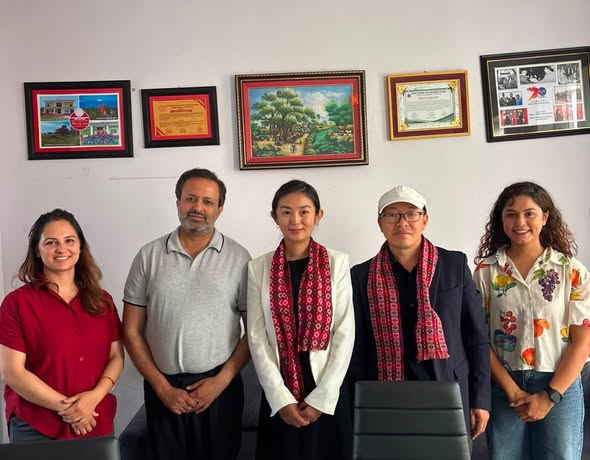 Community gathering at a Nepal-China Friendship Forum event